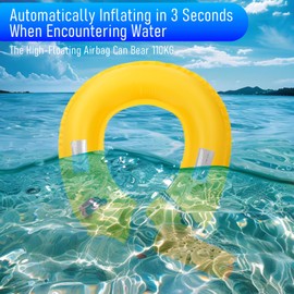 Falling Water Protection Lifebuoy Automatic Inflatable Portable Self-Rescue Lifebuoy Water-Sports Must-Have