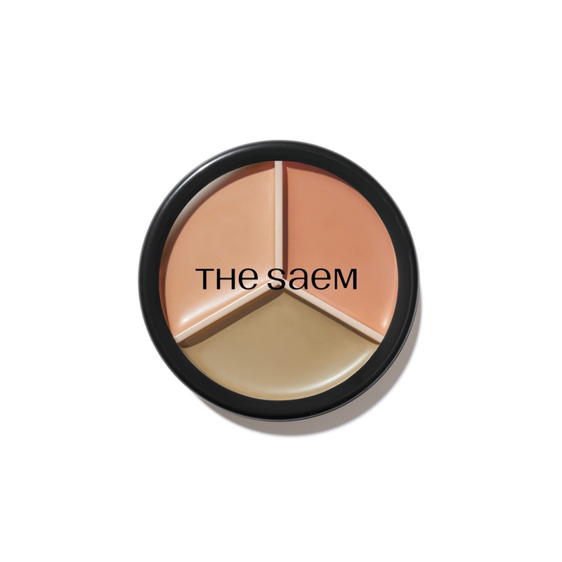 THE SAEM Cover Perfection Triple Pot Concealer - 08 Middle