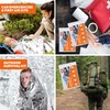 ANLOKE Emergency Blankets Mylar Thermal Blanket-(5 Pack) of Gigantic Space