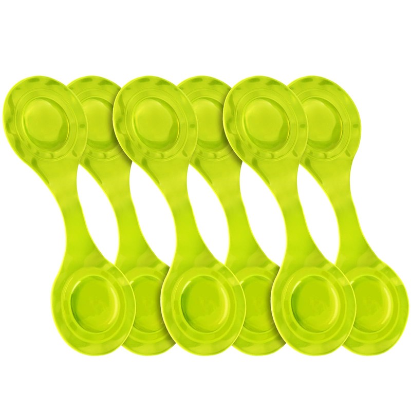 flintronic 6 PCS Reflective Magnetic Clips, Magnetic Reflector Clips, Night
