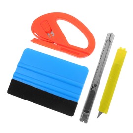 iplusmile 4pcs Professional Smoothing Tool Kit for Window Tint Film Wallpaper Essential Tools for Car Wraps Protective Film Installation for Professionals