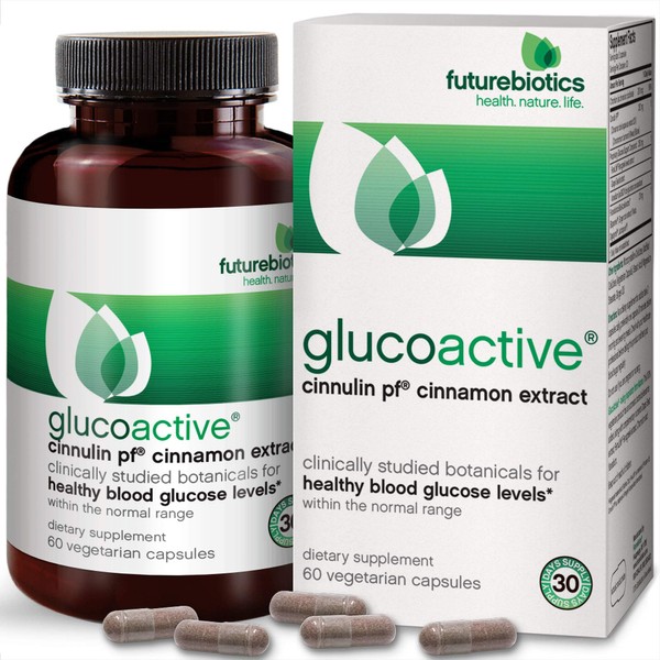 Futurebiotics GlucoActive Cinnamon Extract 60 VCaps