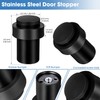 Chumia Stainless Steel Floor Door Stopper Set – Heavy Duty