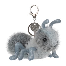 Apricot Lamb Blue Evil Ant Soft Cuddly Keychain, Plush Toys Stuffed Keychain for Kids’ Backpack, Purse, 6 Inches (Blue)