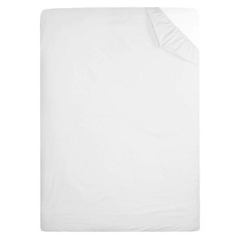 COMFORTNIGHTS, Flame Retardant Bed Linen Single Fitted Sheet (White), certified to BS7175 Ignition Source 5+7, also known as Crib 7 or FR Source 7.