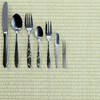 Todai Stainless Steel Seek Dessert Fork, Black Oxidized Rose, Made