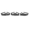 Triangular Shower Shelf Punch Free Rustproof Aluminum Shower Corner Shelf