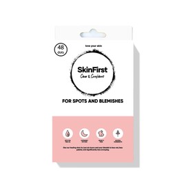 SkinFirst Clear & Confident Acne Spot Treatment Patches, 48 Patches, Natural Healing for Acne, spots and blemishes