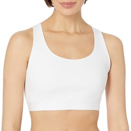 Champion Women's Absolute Eco Sports Bra, White, Medium