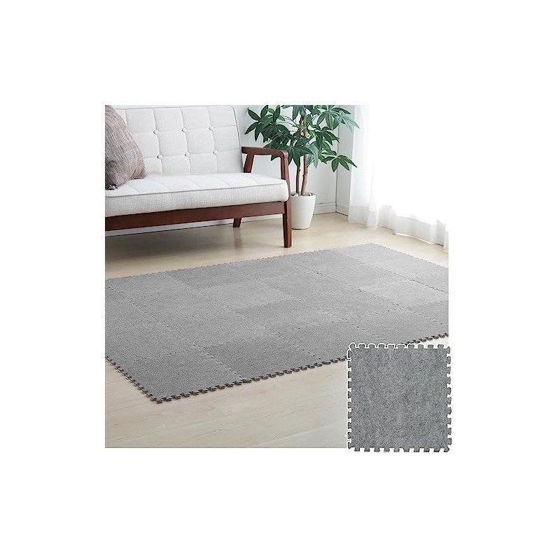 Iris Ohyama JTM-32 (CPT) Joint Mat, Tile Carpet, Gray, Width