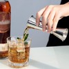 Delgeo Stainless Steel Cocktail Jigger-Spirit Measure, Professional Bartender Beverage Measuring