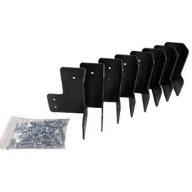c2M 8 Piece Bracket Set w/ Screws for Custom Workbench | Corner Brace for Wood, 12ga. Steel | USA Made, Custom Sized Worktable System for Garage, Shop, Industrial, & Crafting | Right Angle Brackets