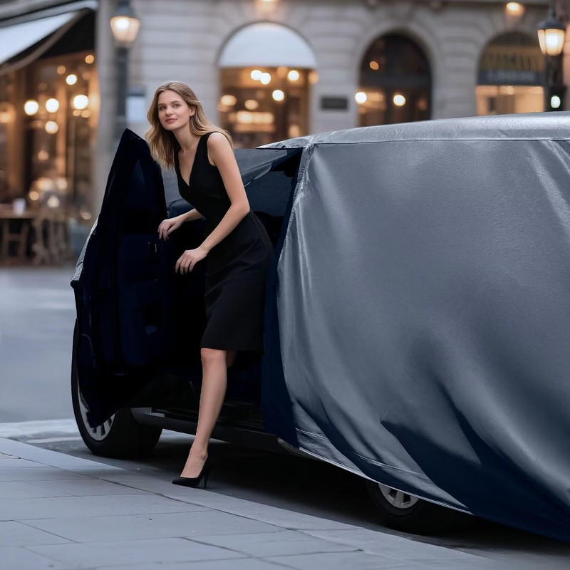 Minivan Car Cover for Chrysler Pacifica 100% Waterproof All Weather,