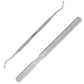 AHRLIC Long Nail File for Thick, Ingrown, and Fungal Nails with Dual-Ended Lifter – Ultimate Manicure & Pedicure Tool for Men and Women’s Nail Care