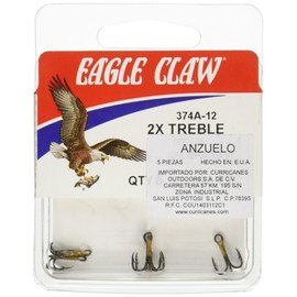 Eagle Claw 374A-12 Classic Treble, Bronze (374AH-12)