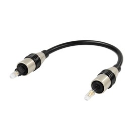 Greenhouse GH-CBALA0.1-BK Compatible Astell&kern AK Series Iriver Recommended Optical Audio Cable (Optical Angle Plug - Optical Round Plug) 4.9 inches (10 cm)