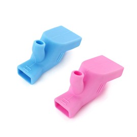 2PCS Kitchen Sink Faucet Extender Rubber Elastic Nozzle Guide for Bathroom Kitchen Tap Nozzle Filter Adapter (Color : Blue and Pink)