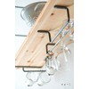 Posh Living 63125 Iron Loom Bar, Small, Black