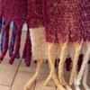 Catherine Lansfield Faux Mohair Check 130x170 cm Blanket Throw Plum