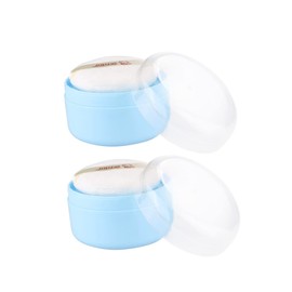 UPKOCH 2 Juegos esponja para polvo talco para bebe talco bebe caja de maquillaje en polvo dispensador de polvo borla para empolvarse soplo de polvo de base soplo de maquillaje en polvo