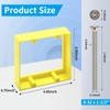 XGGYA 3/4” Double Gang Receptacle Outlet Box Extender,Yellow Electrical Outlet