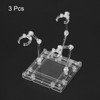 MECCANIXITY Action Figure Stands 4.3 x 4.3 Inch Triple Display