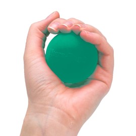 TheraBand Hand Exerciser For Hand, Wrist, Finger, Forearm, Grip Strengthening and Therapy, Standard, Green, Medium, Intermediate Level 1 Ejercitador de mano para fortalecer el agarre, terapia de manos y ejercicio de dedos, muñeca y antebrazo