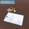 Small Dry Erase Whiteboard, Double Sides whiteboard with Lines, A4