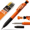THORVALD New 3-in-1 Carpenter Pencils with Finger Grip for Construction