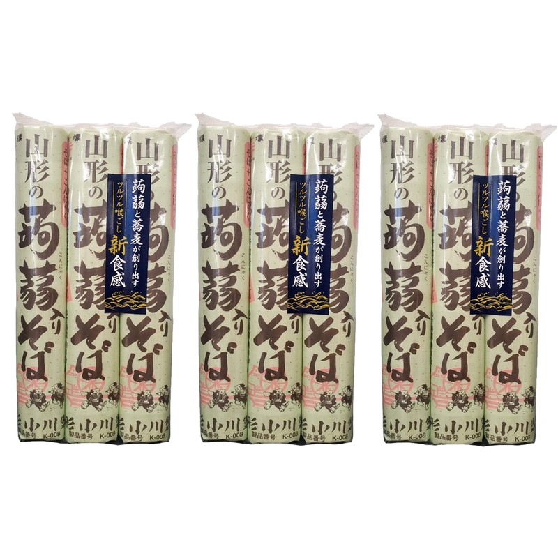 JFC Japanese style Ogawa Noodle, Yamagatano Konnyaku Soba, Multi Pack,