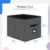 Onlyeasy Extra Large Foldable Cloth Storage Cubes 4 Pack with