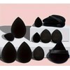 Esponjas de maquillaje 12 piezas (Negro)