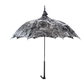 Vista International Pagoda Umbrella/Rose Jacquard