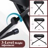 Adjustable Piano Bench Keyboard Bench - Foldable Keyboard Stool with