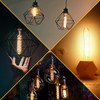 Leools Vintage T10 LED Edison Light Bulb Super Thin Filament,