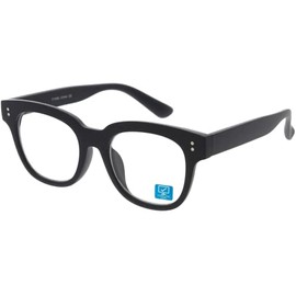 KISS Neutral Glasses Blue Light Filter – Anti-Glare Mod. DAPPER – Anti-fatigue and Relaxation – PC, TV, Gaming, Black V1