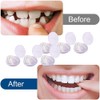 Fake Teeth 6 Pairs False Artificial Temporary Teeth Braces Smile