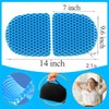 Small Foldable Seat Cushion 0.9-Inch Thick, Portable Cooling Mini Gel
