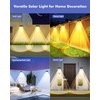 Solar Fence Lights Outdoor 12 Pack, IP65 Waterproof Fence Lights