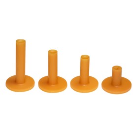 LeFeng Golf Rubber Tee Holder Set, Mixed Size Durable and High Elasticity Golf Range Tee, Colorful Golf Tees for Golf Practice Mat