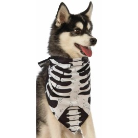 Rubie's Pet Shop Boutique Skeleton Bandana Small Medium Dog Pet Costume Accessory Rubies Pet Shop