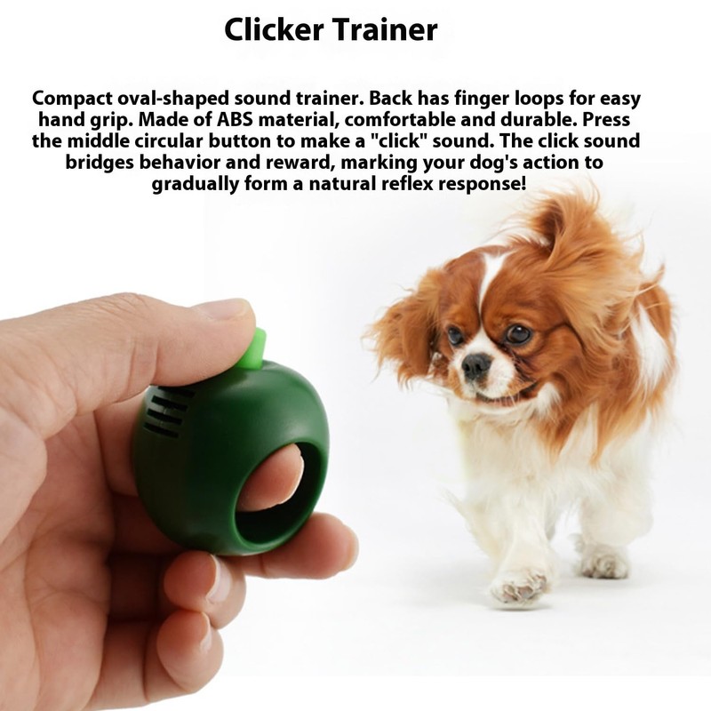 URBEST Fingertip Pet Training Clicker with,Pet Training Clicker for Dog