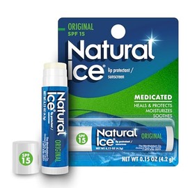 Mentholatum Natural Ice Lip Balm Original SPF 15 1 Each (Pack of 12)