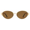 SOJOS Retro Oval Sunglasses for Women Trendy Sun Glasses Classic