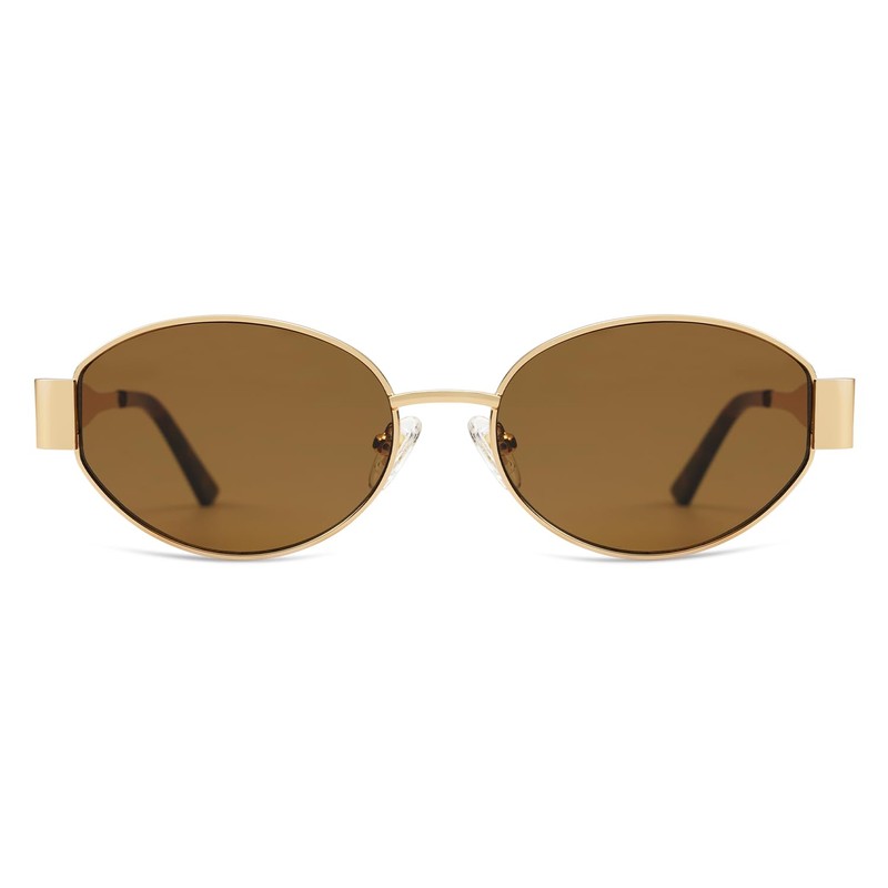 SOJOS Retro Oval Sunglasses for Women Trendy Sun Glasses Classic