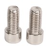 2Pcs Motorcycle Foldable Foot Pegs M8 Antislip Aluminium Alloy Universal