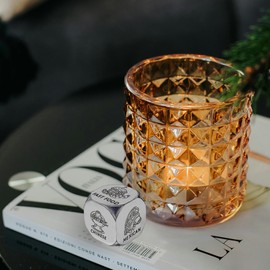 UNICRAFTALE 1Set Christmas Valentines Day Gift Food Decision Dice Date Night Ideas Stainless Steel Speciality Food Decision Dice Funny Birthday Gift for Husband Wife Friend