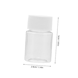 ULTECHNOVO Wide Mouth Lab Chemical Reagent Bottles Plastic Dispensing Bottles for Home School Laboratory Use