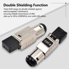 Itvexeme RJ45 Connectors Tool Free Cat8, Cat8 Field Termination Plug