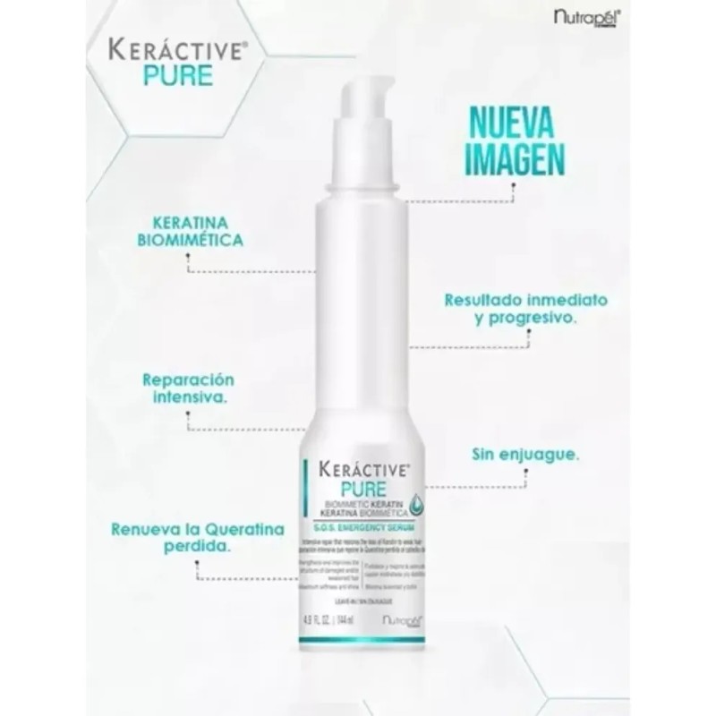 Tratamiento Keratina Biomimetica Nutrapel Keractive Pure